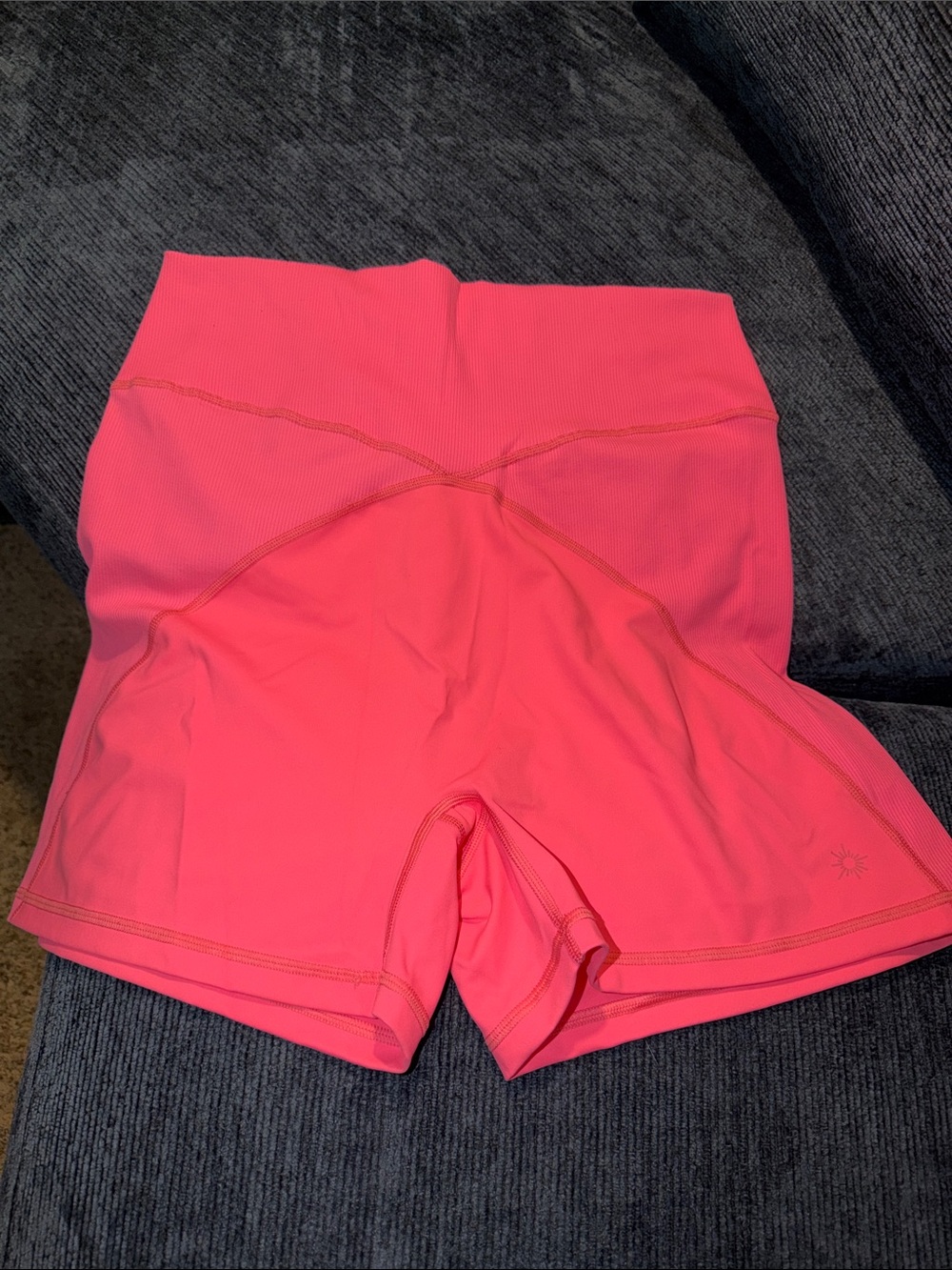 aerie Bright Pink High-Rise Athletic Shorts